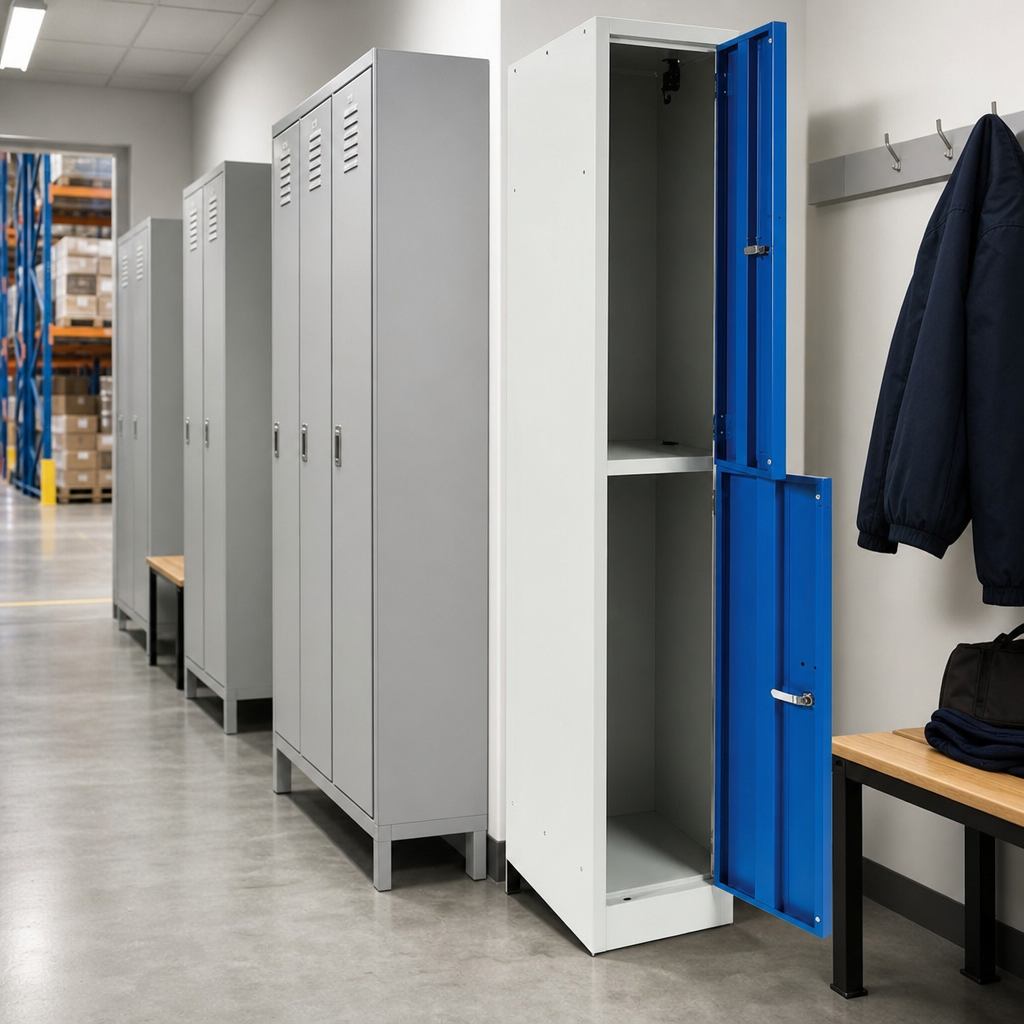 Tall Metal Storage Lockers with 2 Doors – 1800mm High