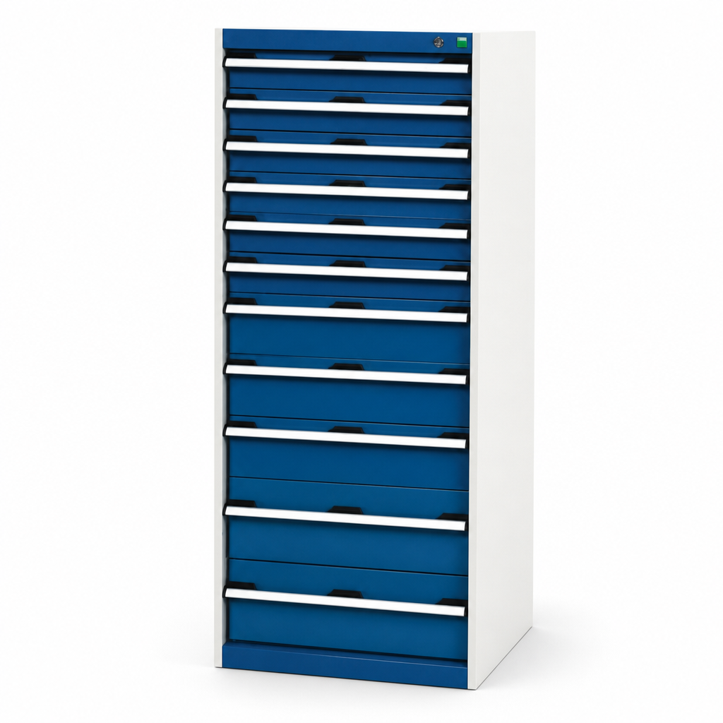 Tall Multi Drawer Tool Storage Cabinet 1600 x 650 x 525mm