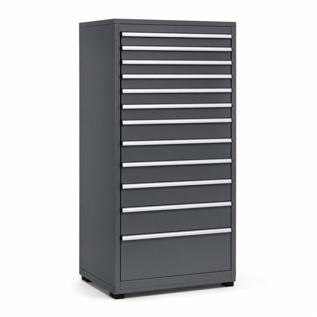 Tall Multi Drawer Tool Storage Cabinet 1600x800x650mm