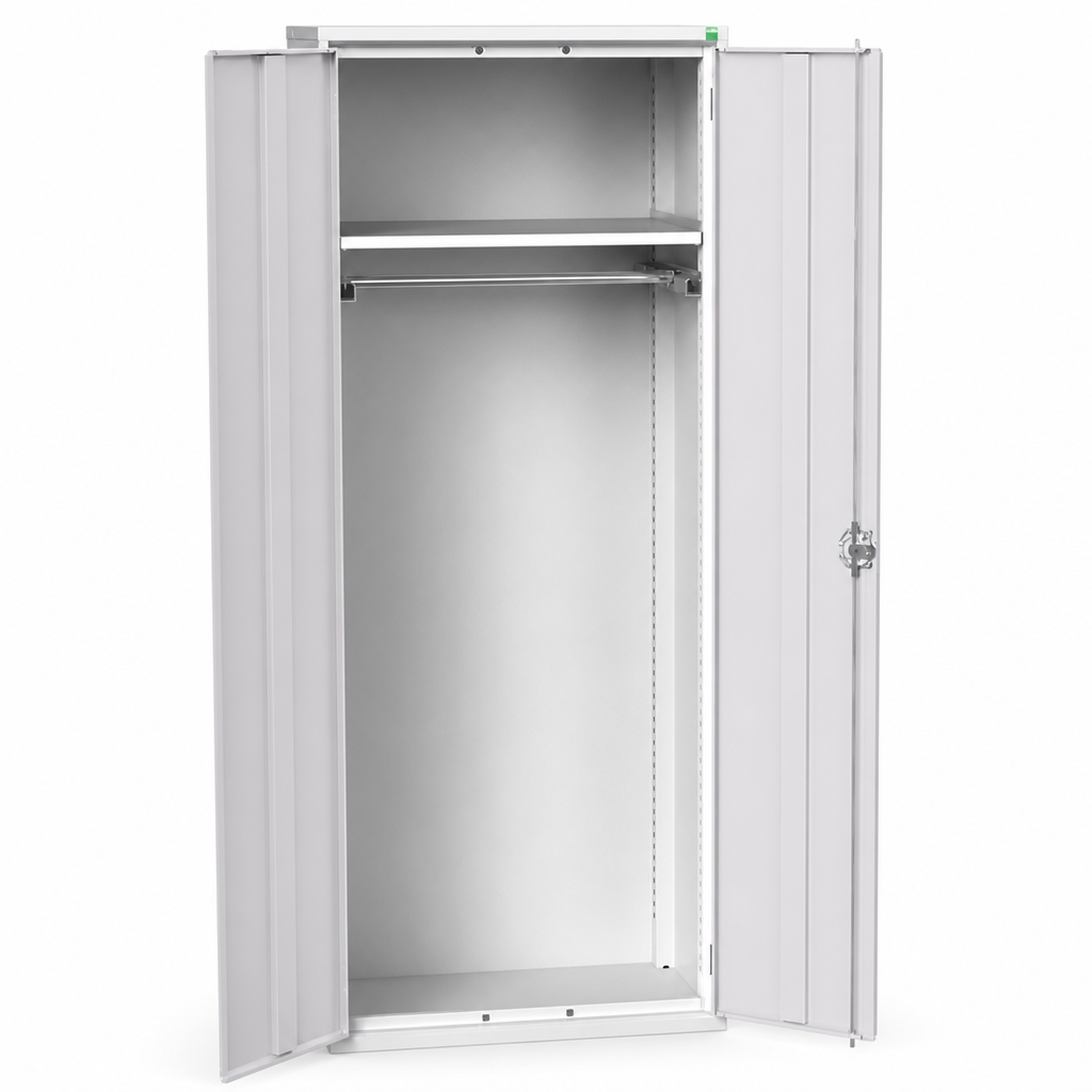 Tall PPE Storage Cupboard with Shelf 2000x800mm