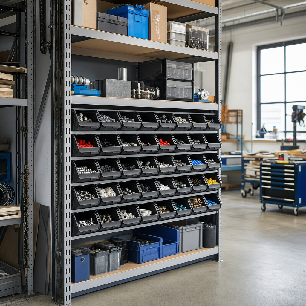 Tilt Drawer Small Parts Storage Bins