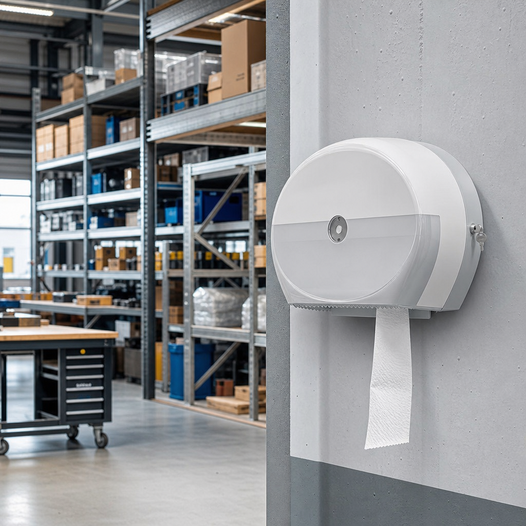 Toilet Roll Dispenser for Mini and Maxi Jumbo Rolls