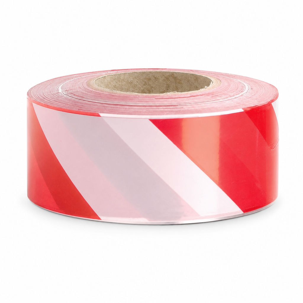 Tough Polythene Safety Barrier Tape for Hazardous Areas