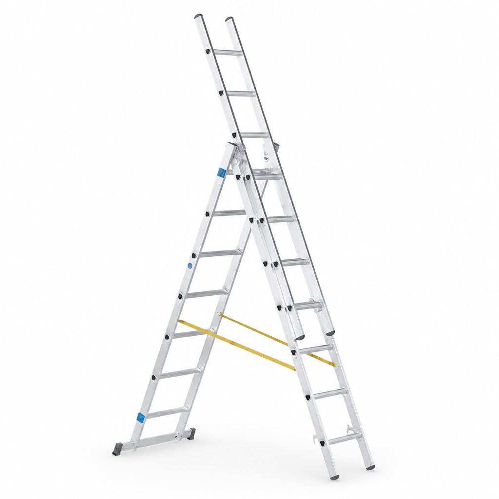 Triple Section Combination Extension Ladder