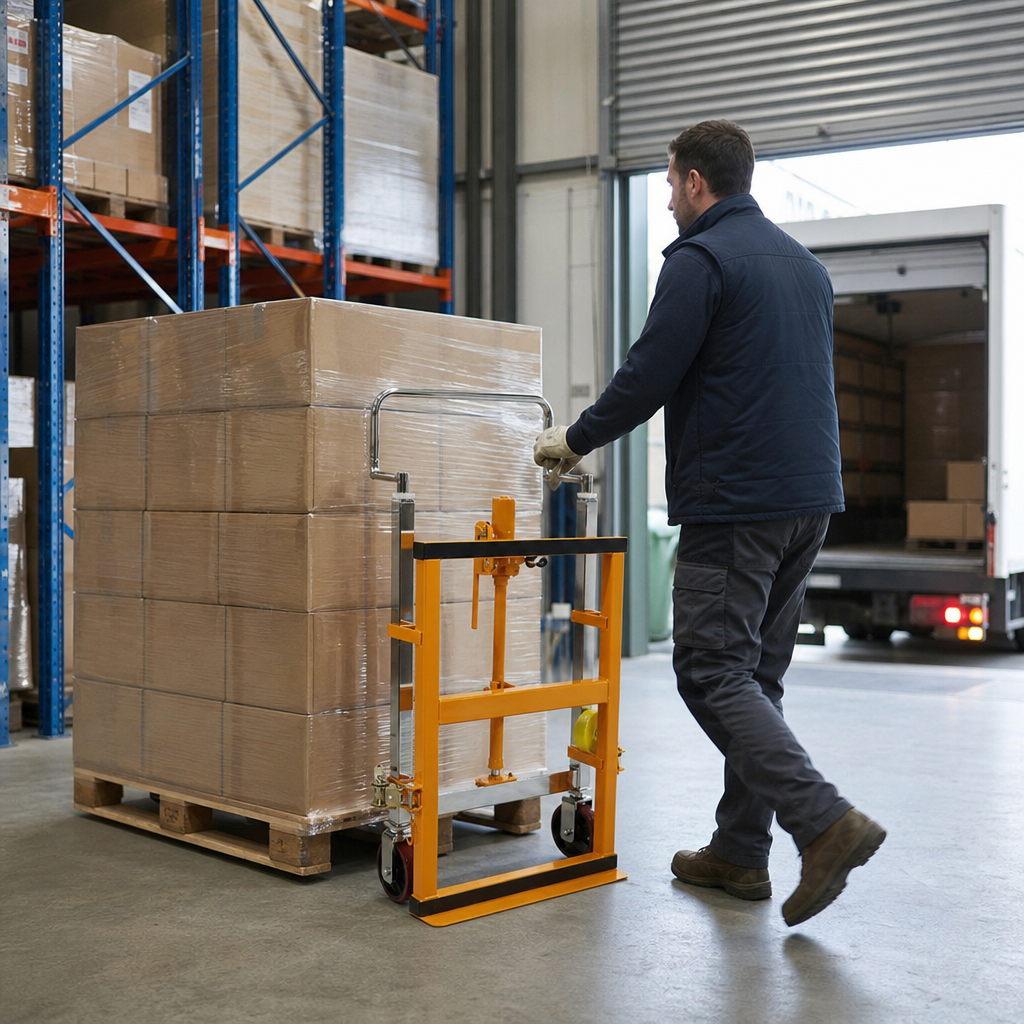 Twin Hydraulic Stacker Truck with 1.8 Tonne Capacity