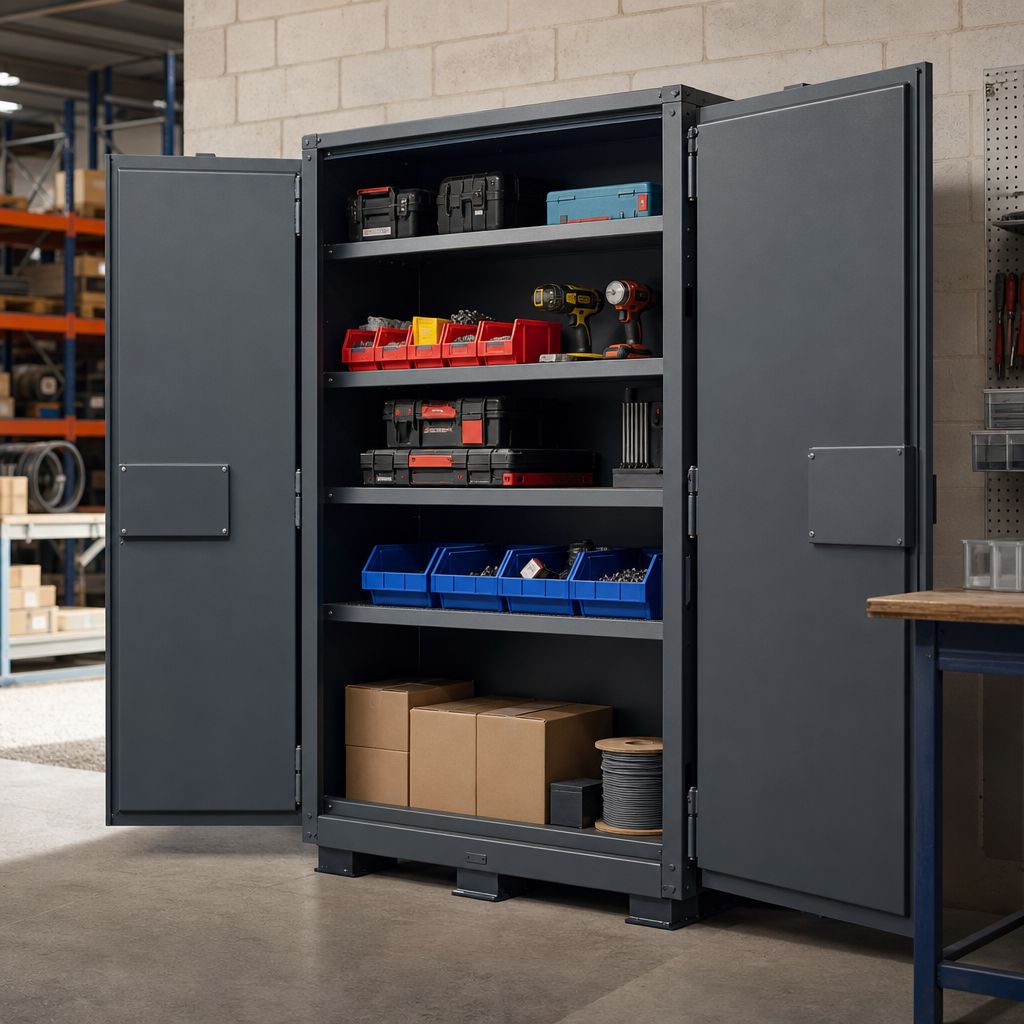 Ultra Secure Steel Tool Site Storage Cabinet