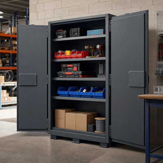 Ultra Secure Steel Tool Site Storage Cabinet