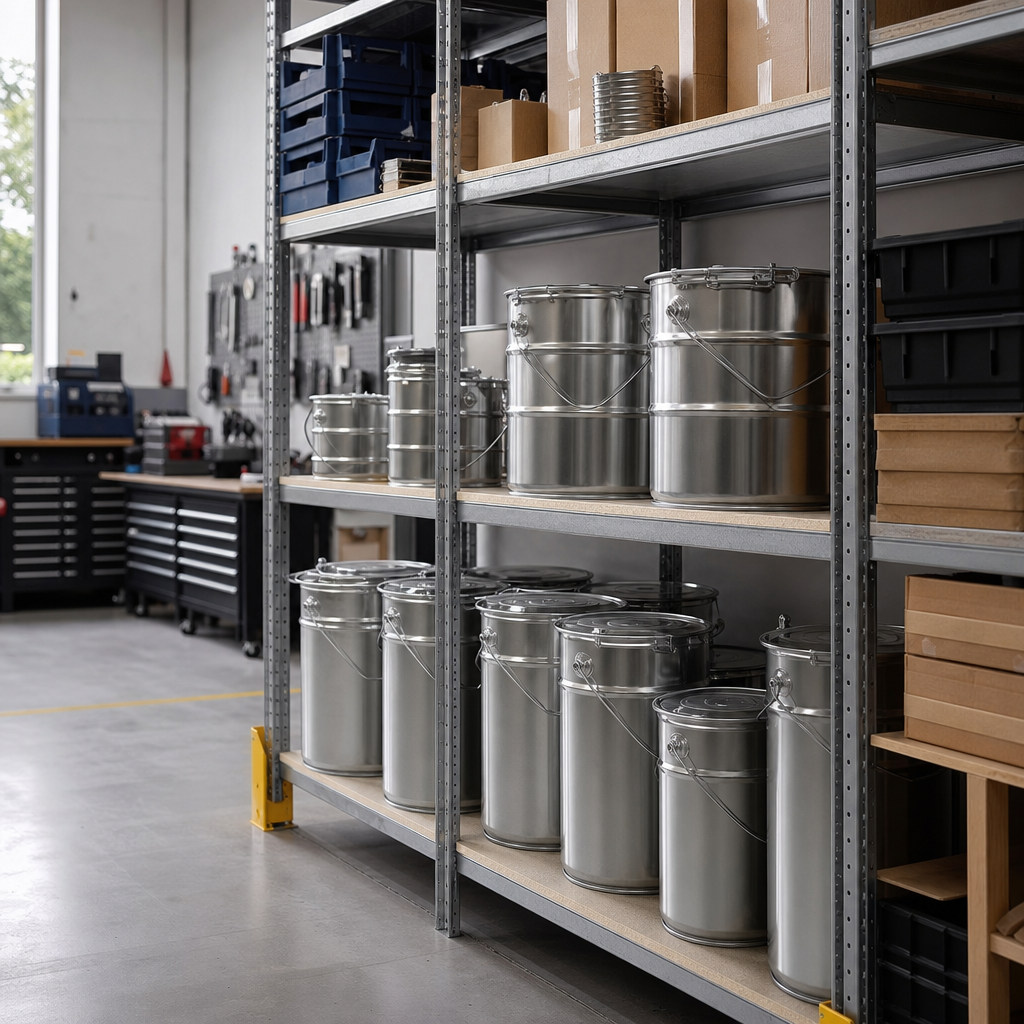 UN Approved Metal Storage Cans with Lids
