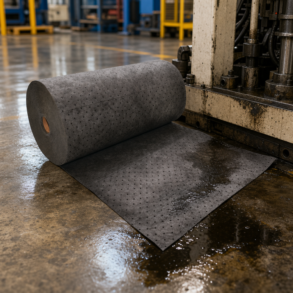 Universal Industrial Absorbent Cleaning Roll