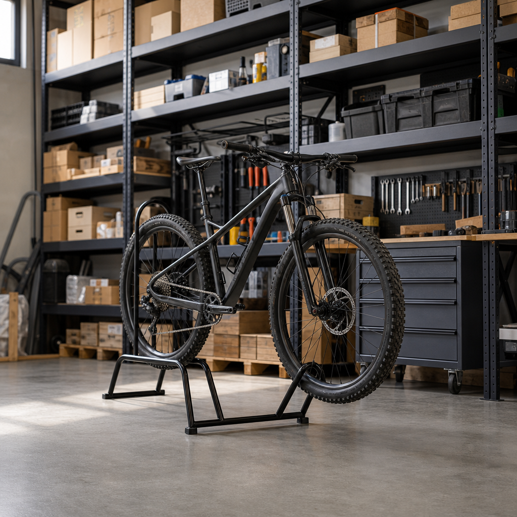 Universal Self-Supporting Bicycle Stand