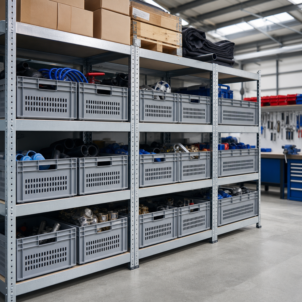 Ventilated Folding Euro Containers