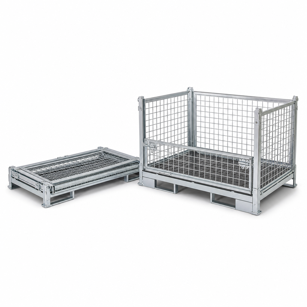 Ventilated Folding Euro Containers