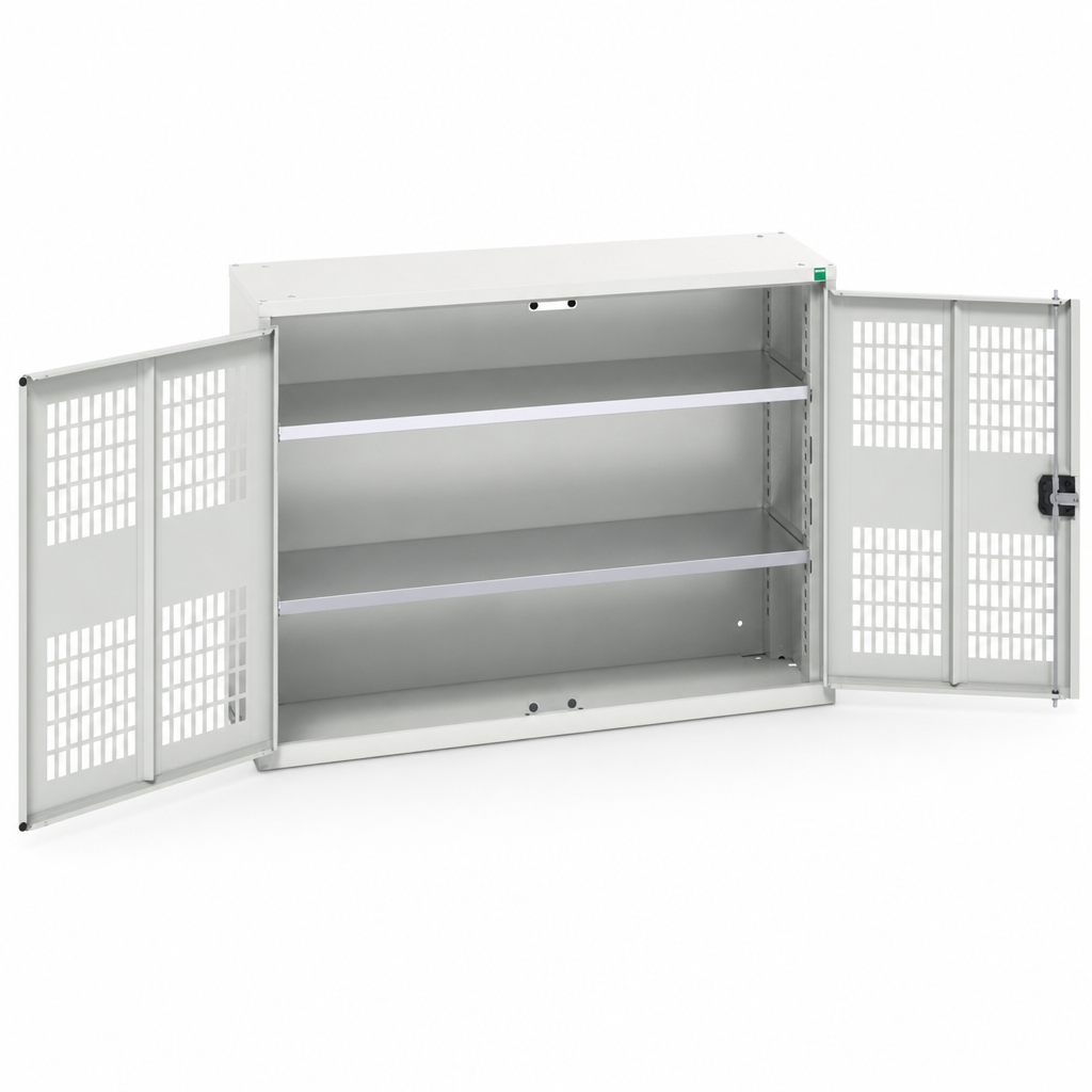 Ventilated Metal Storage Cupboard with Adjustable Shelves