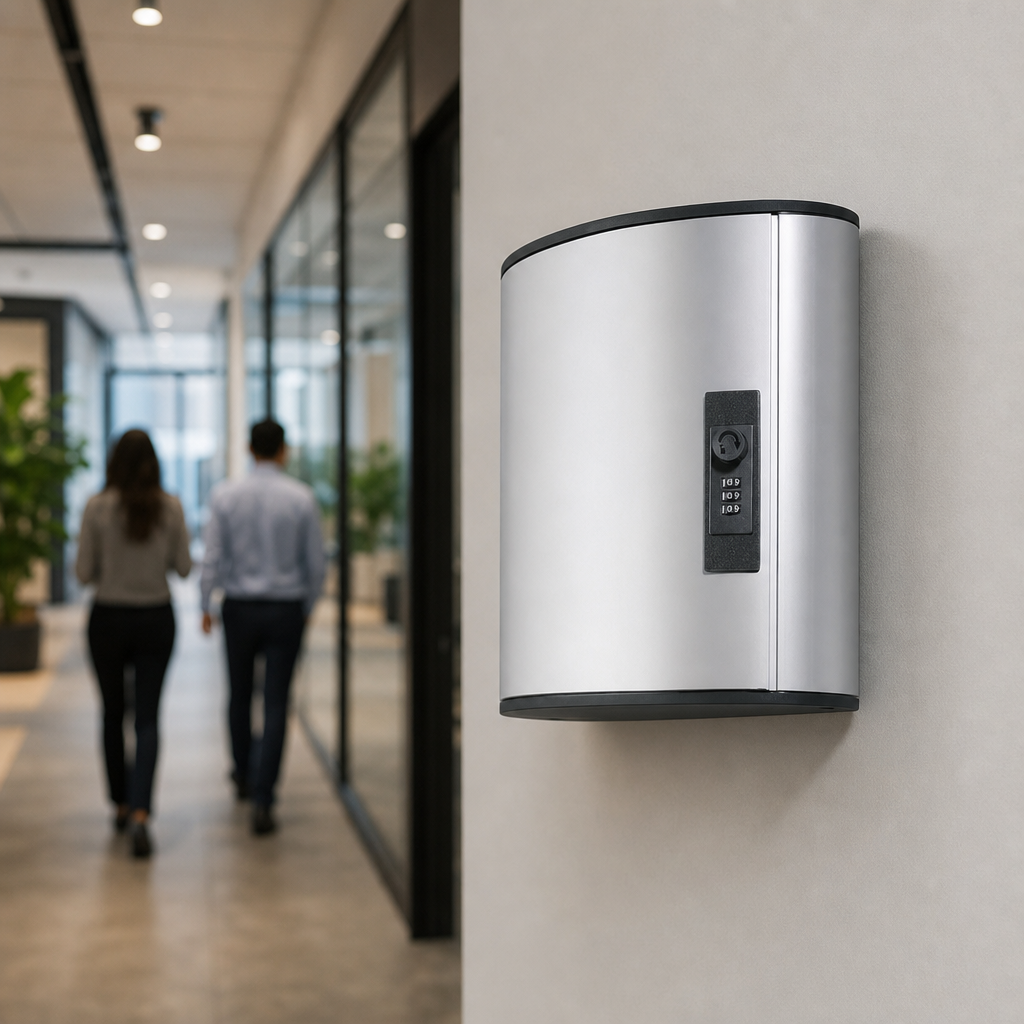 Wall Mounted Key Cabinet with Digital Keypad Lock