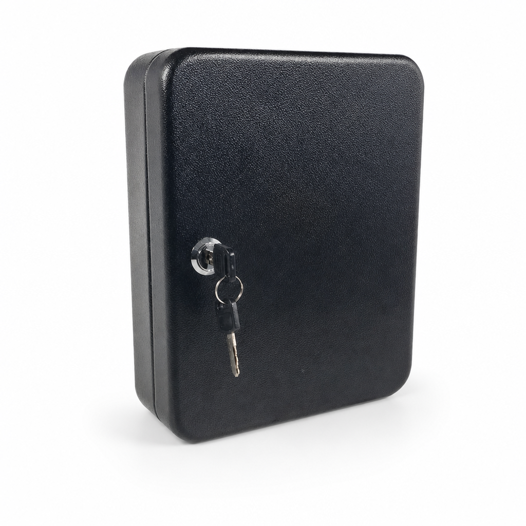 Wall Mounted Lockable Key Box with 20–70 Hooks