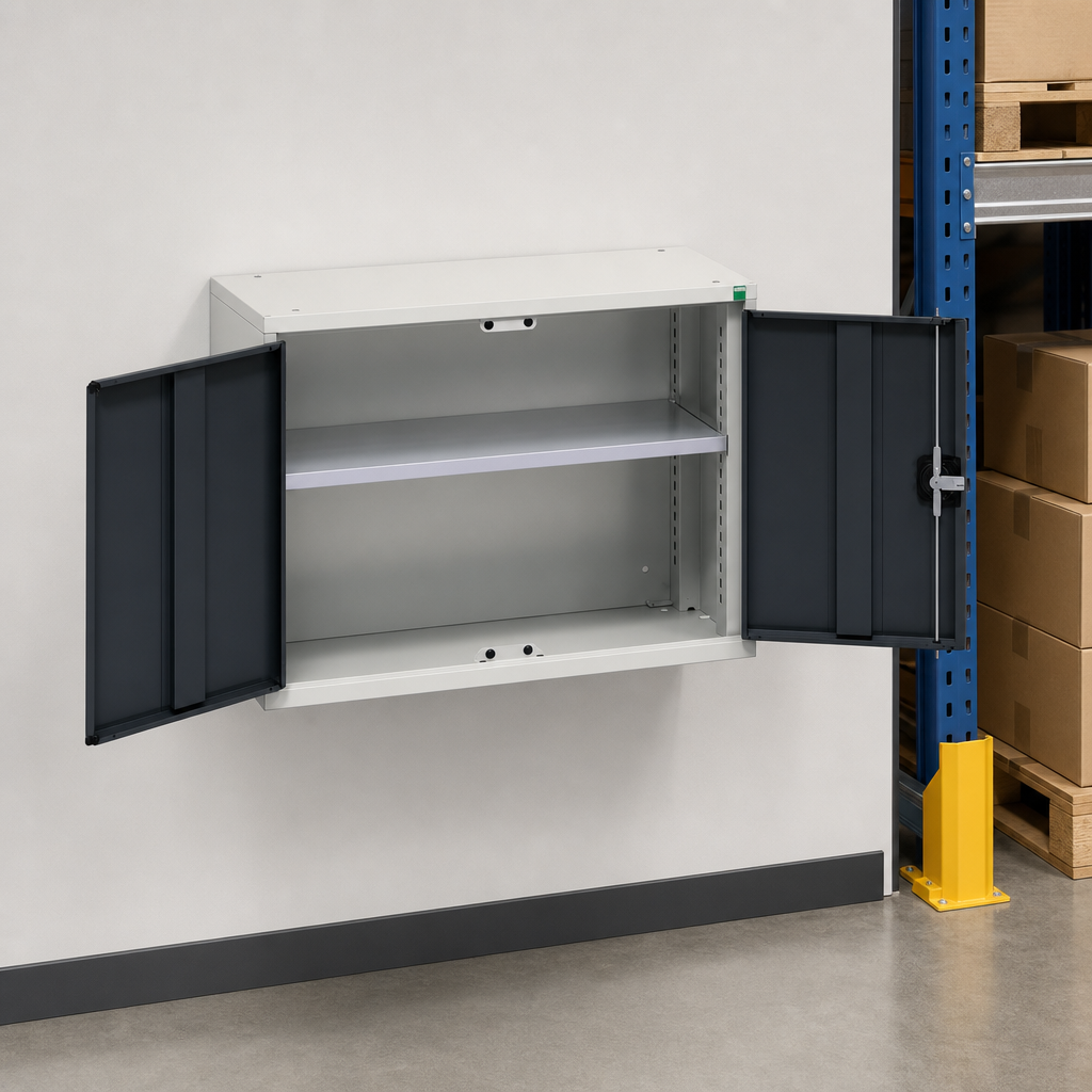 Wall Mounted Metal Cabinet with Shelf 600x800mm