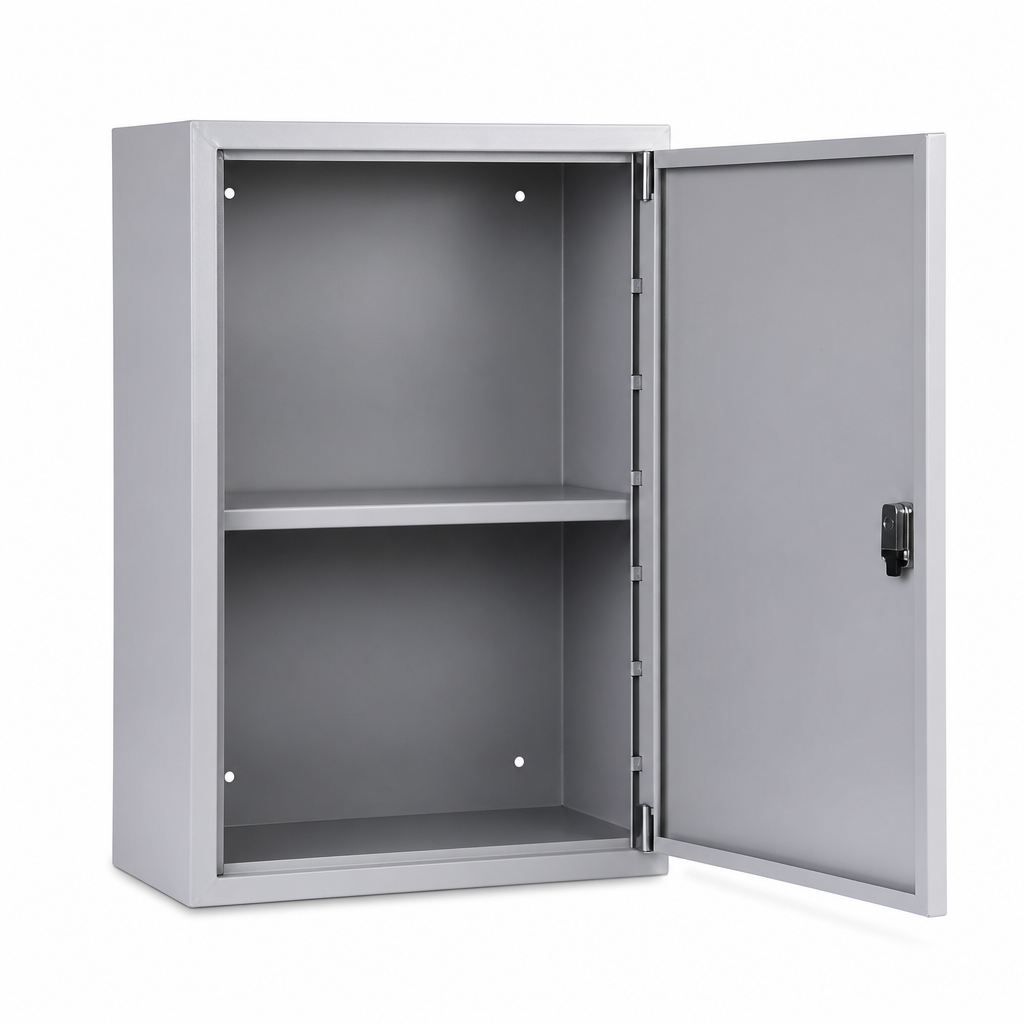 Wall Mounted Metal Cabinet with Shelf 600x800mm