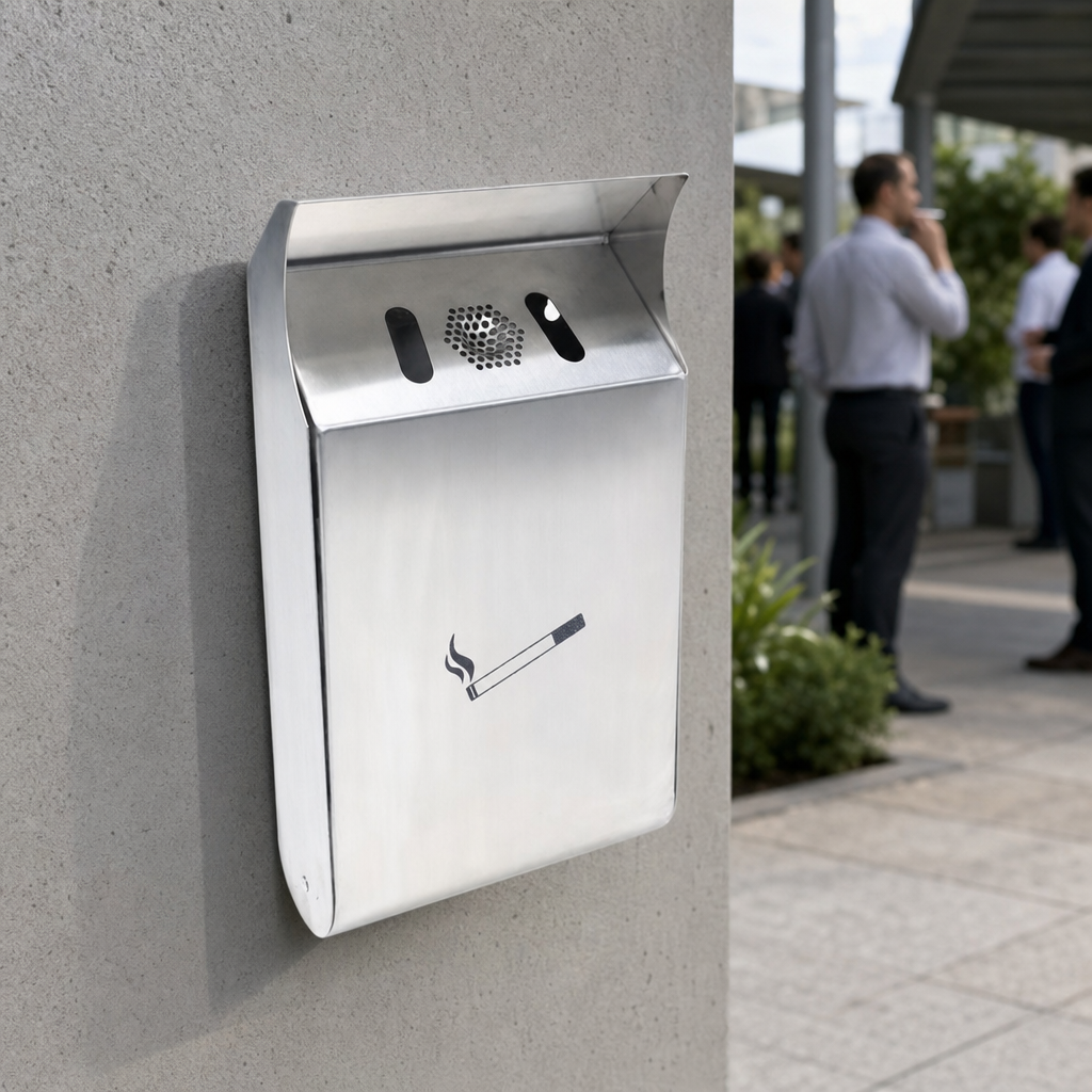 Wall Mounted Outdoor Cigarette Ashtray 3L