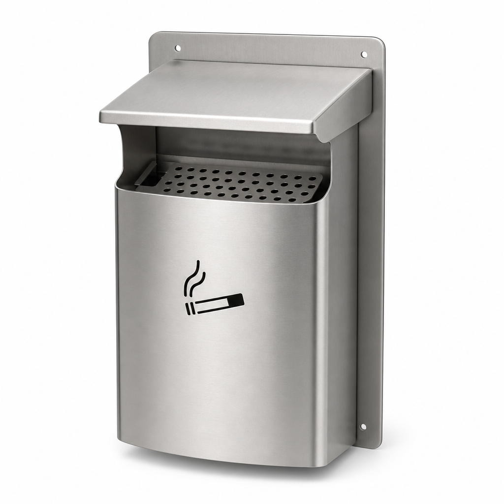 Wall Mounted Outdoor Cigarette Ashtray 3L