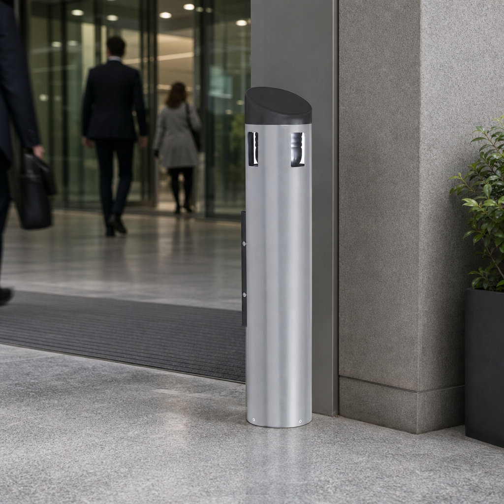 Wall Mounted Outdoor Cigarette Ashtray Bin 1L