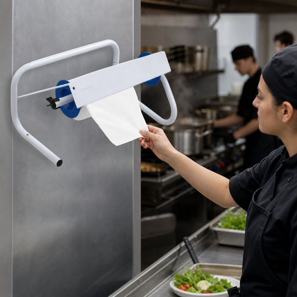Wall Mounted Paper Towel Dispenser for Kitchen Rolls