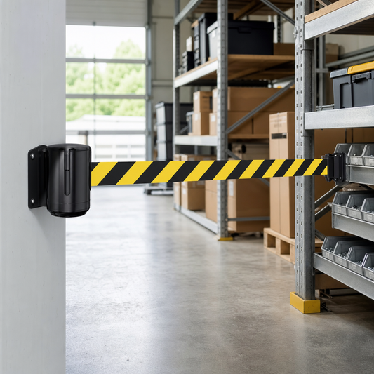 Wall Mounted Retractable Belt Barrier System