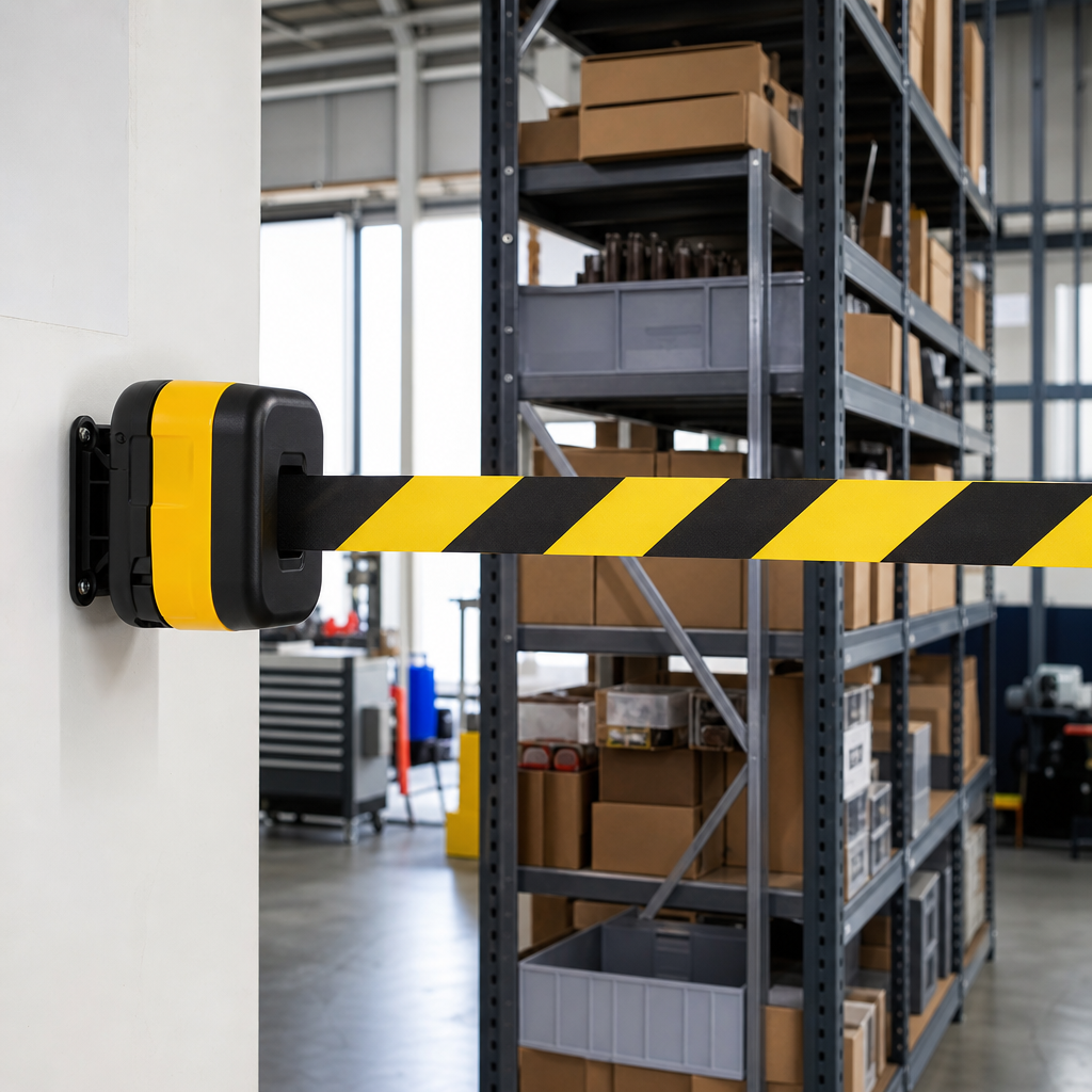 Wall Mounted Safety Barrier Tape Dispenser System
