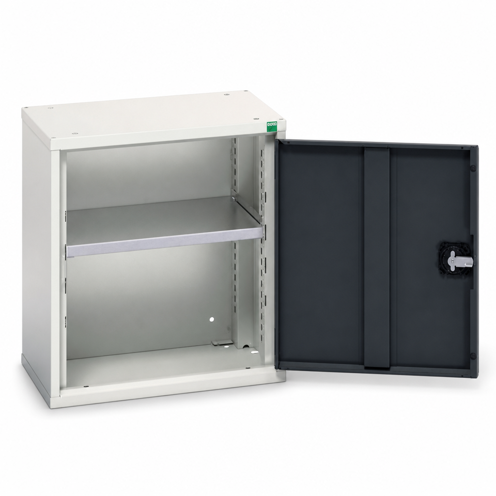Wall Mounted Steel Cabinet with Shelf 600x525mm