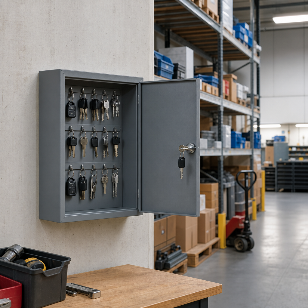 Wall Mounted Steel Key Cabinet with Key Lock