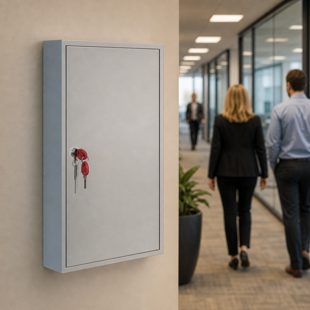 Wall Mounted Steel Key Cabinet with Key Lock