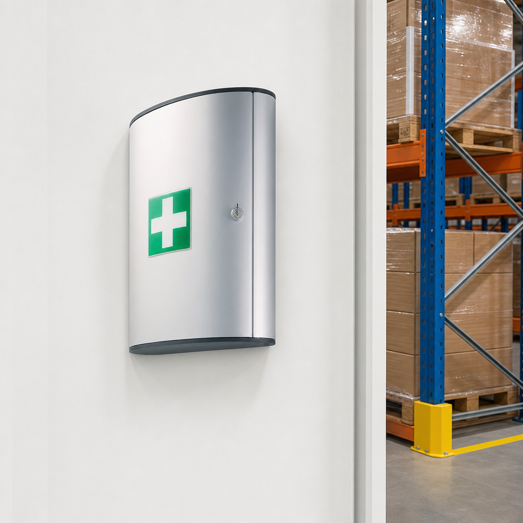 Wall Mounted Steel Medicine Cabinets with Compartments