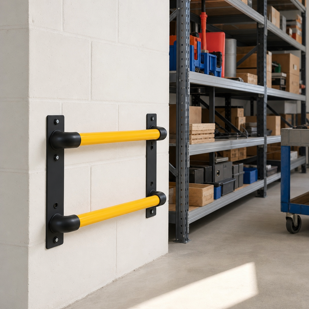 Wall Mounted Steel Pipe Protectors