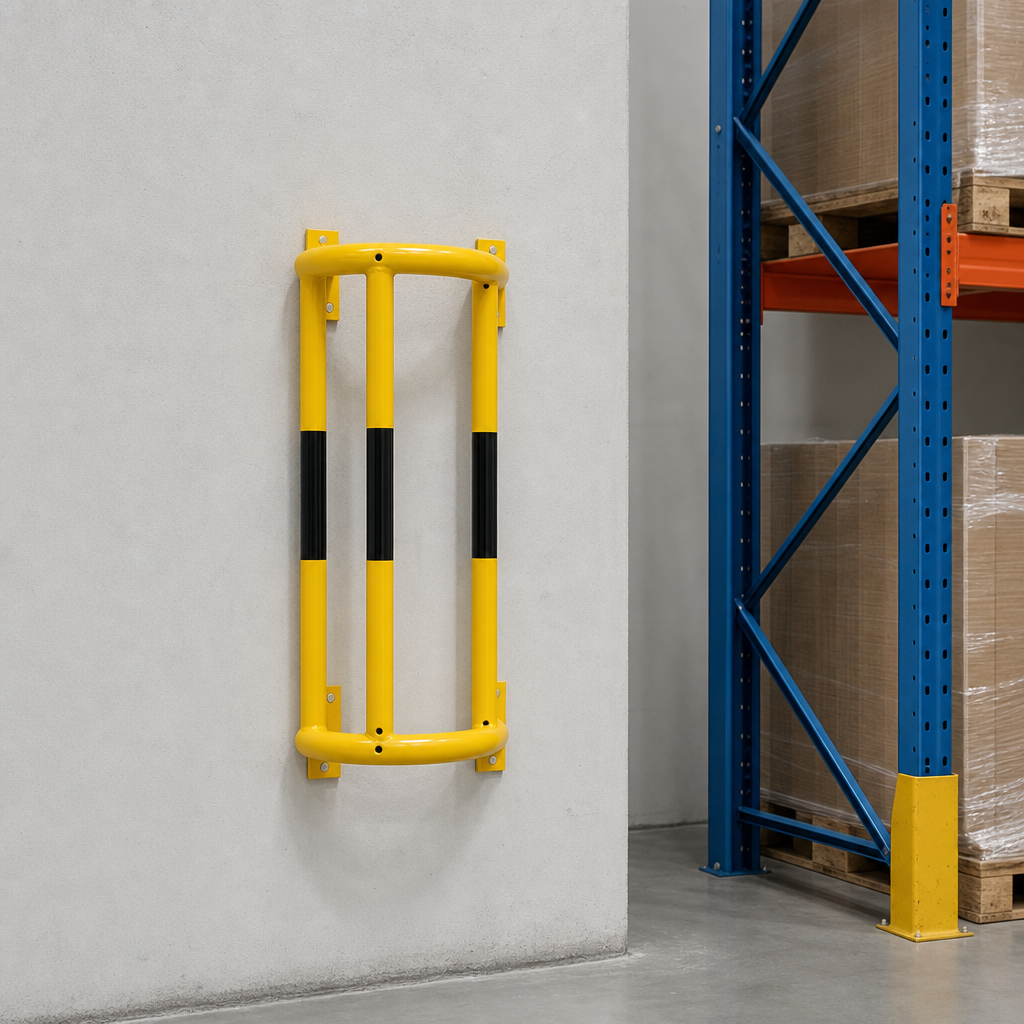 Wall Mounted Steel Pipe Protectors