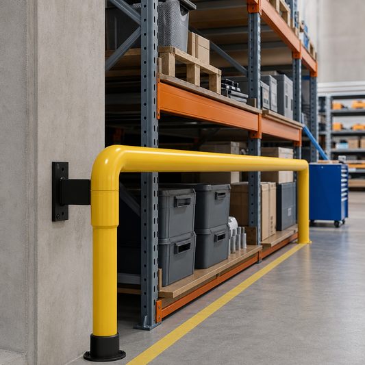 Wall Support Bracket for Safety Barriers
