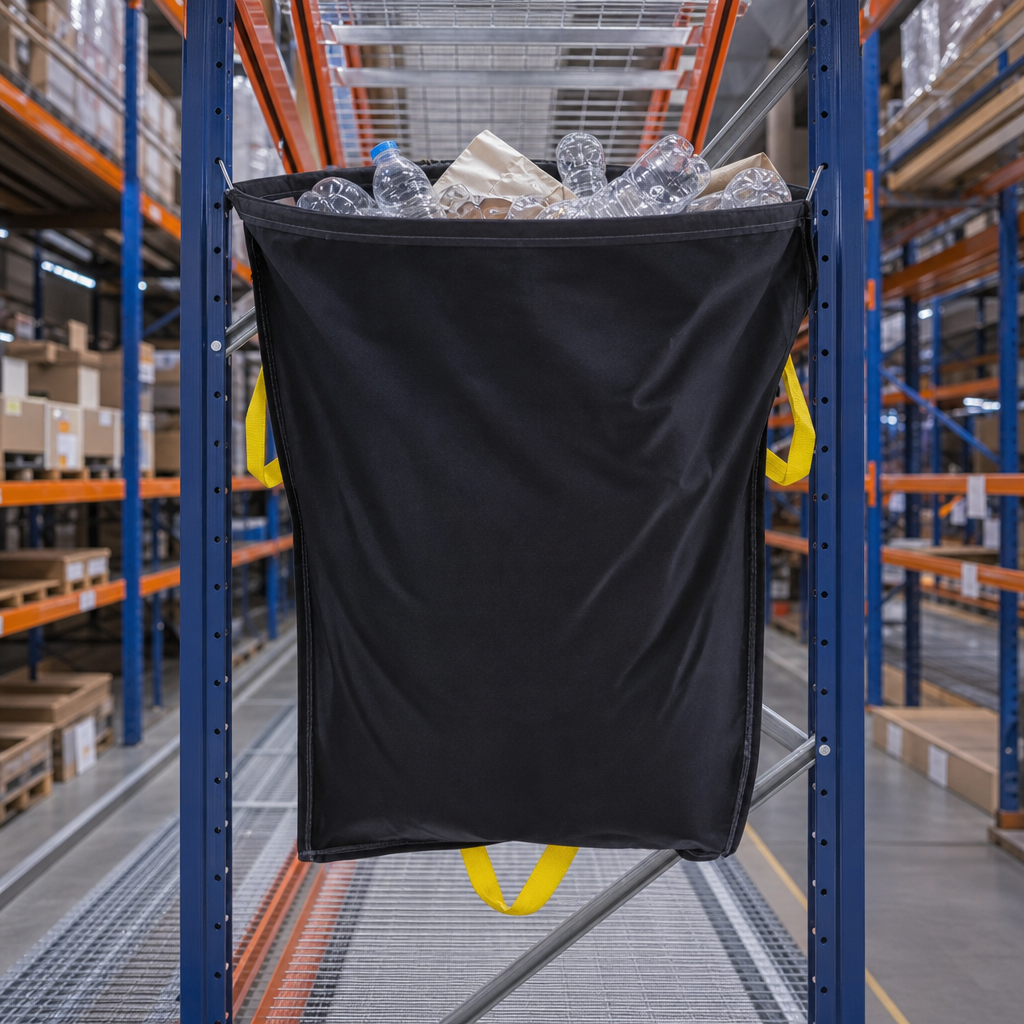 Warehouse Racking Recycling Bags for Waste Segregation