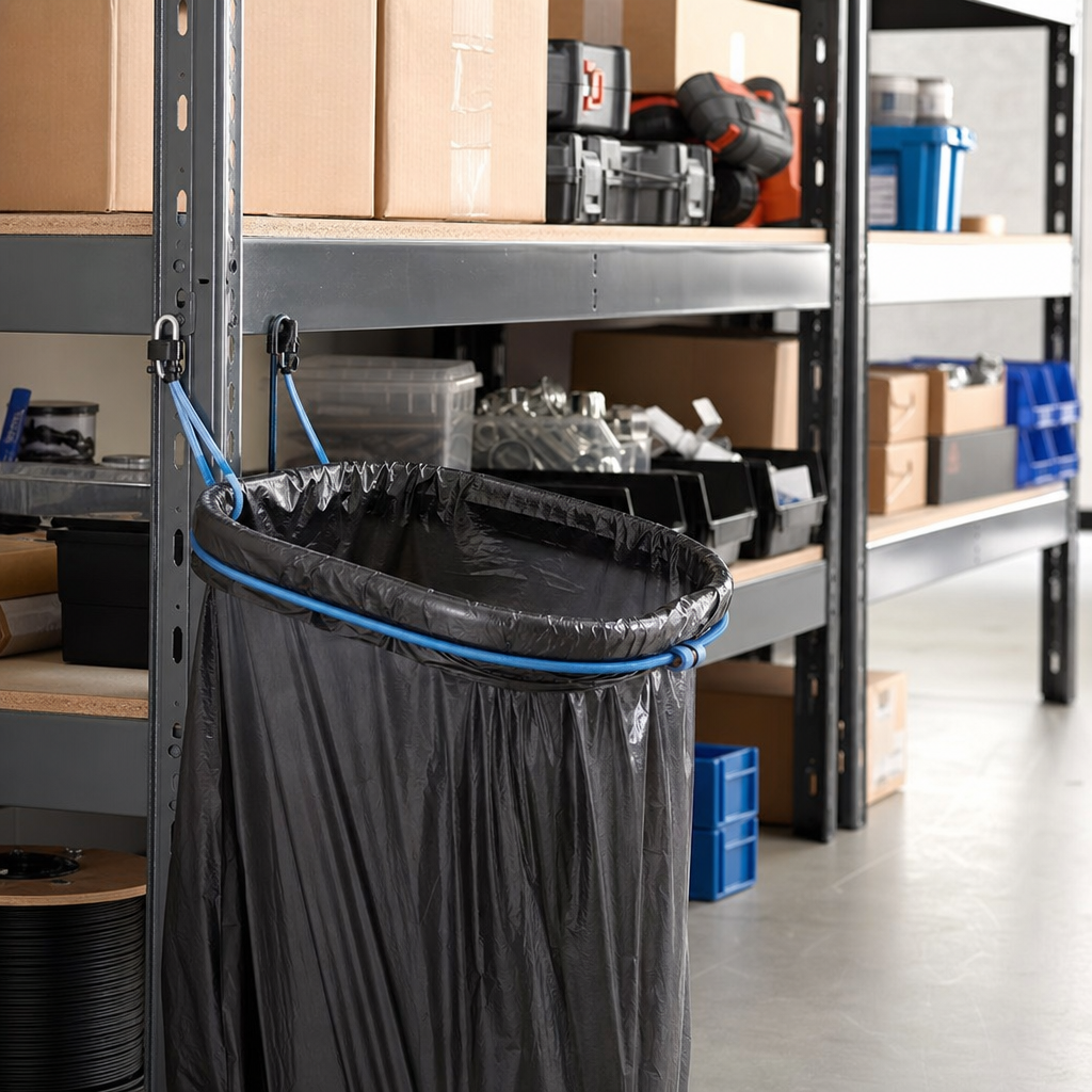 Waste Sack Holder Hooks and Bungee Loop Accessories