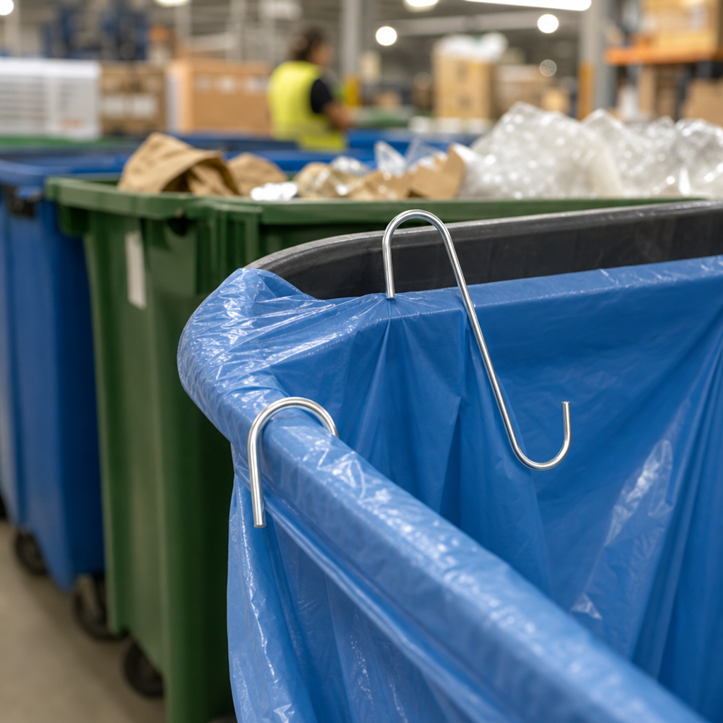 Waste Sack Holder Hooks and Bungee Loop Accessories