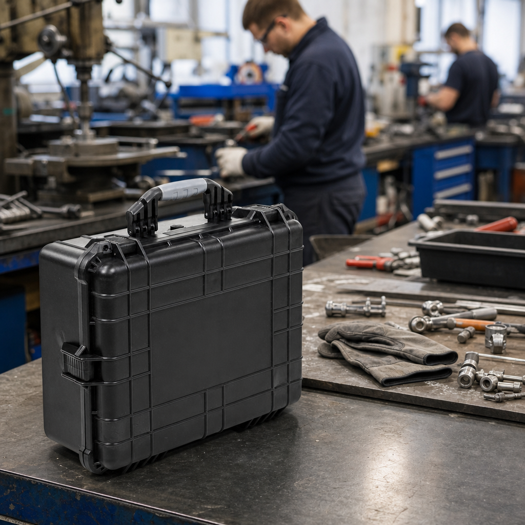 Waterproof Polypropylene Tool Box With Memory Foam Insert