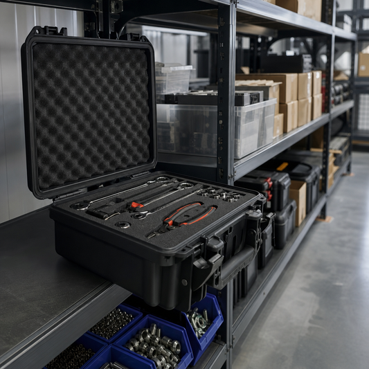 Waterproof Polypropylene Tool Box With Memory Foam Insert