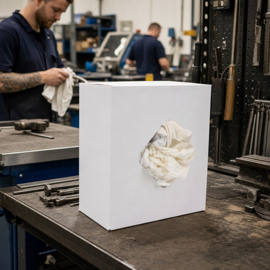 White Cotton Cleaning Cloths