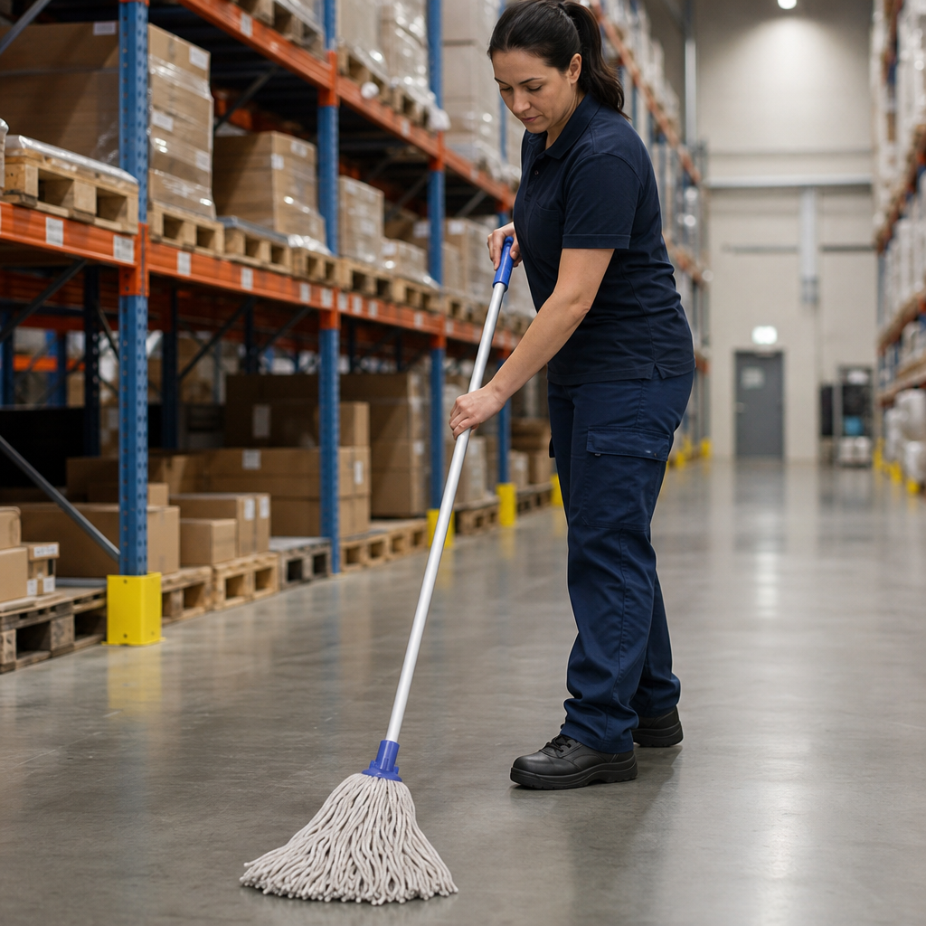 White Cotton Replacement Mop Head 210g