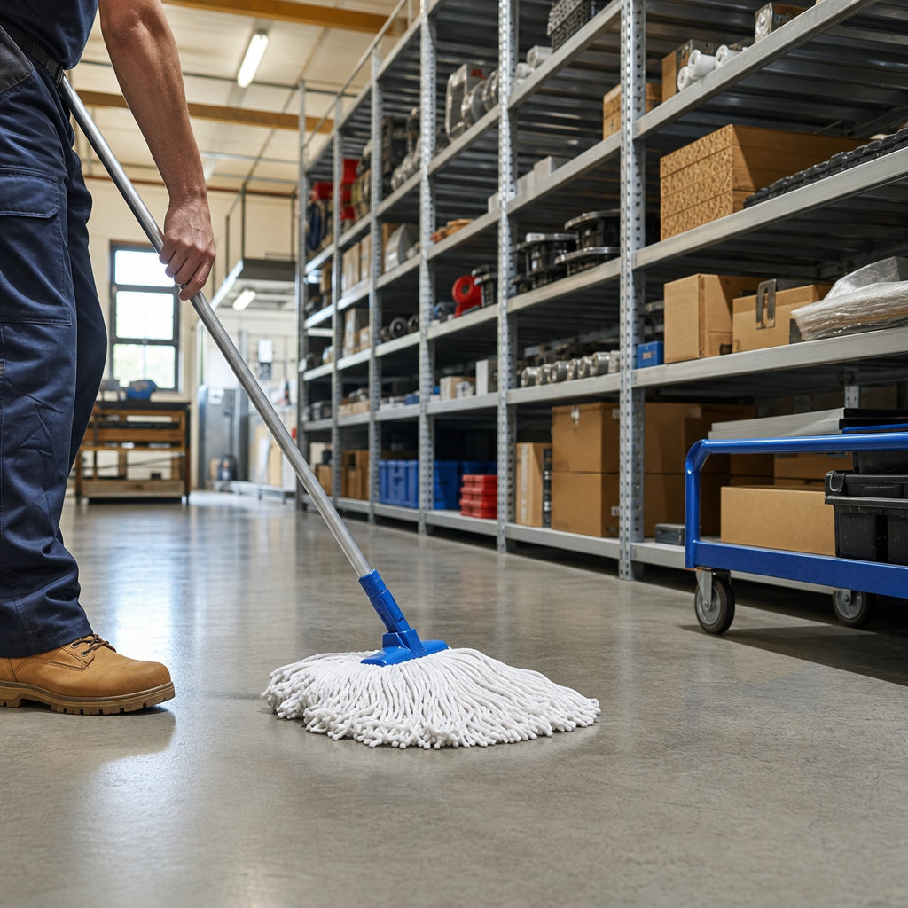 White Cotton Replacement Mop Head 210g