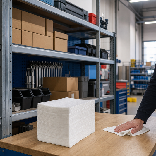White Kitchen Cleaning Cloths – Pack of 80