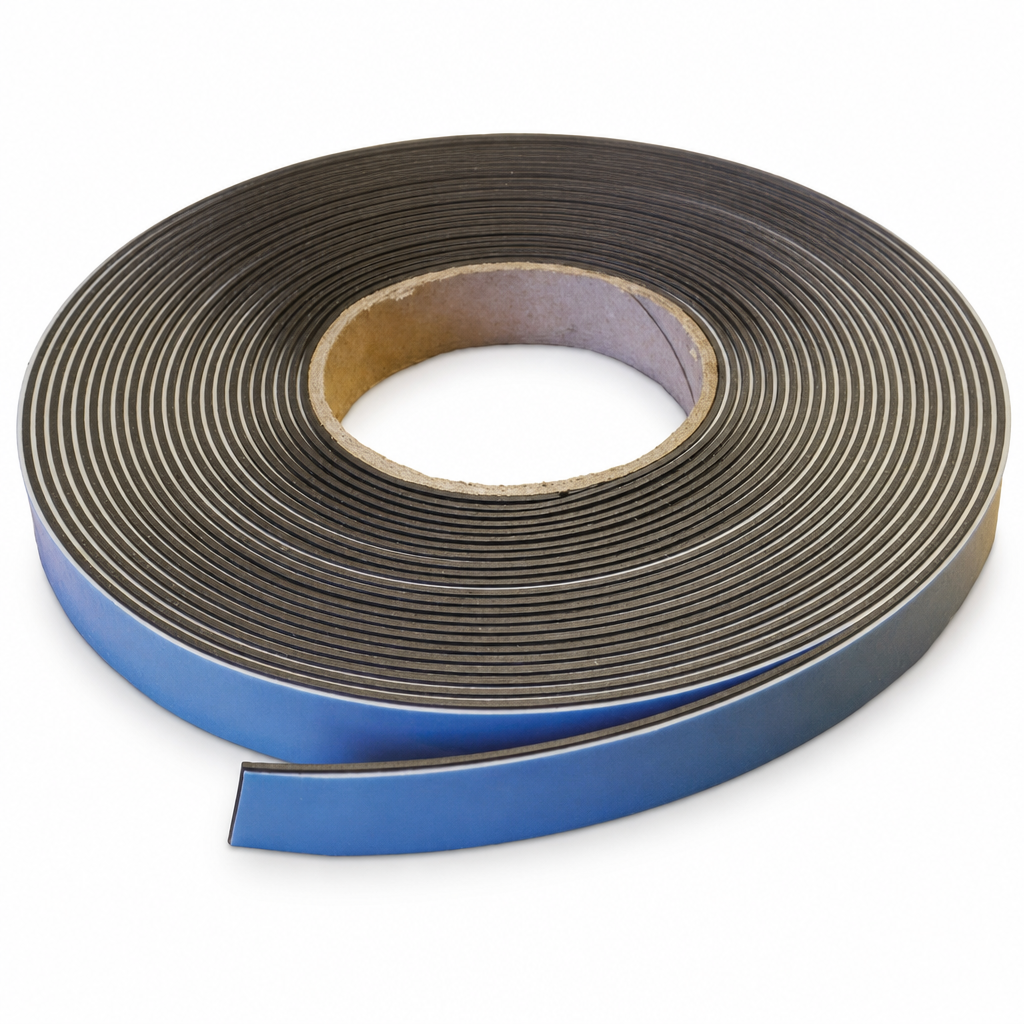 White Magnetic Self-Adhesive Tape Rolls
