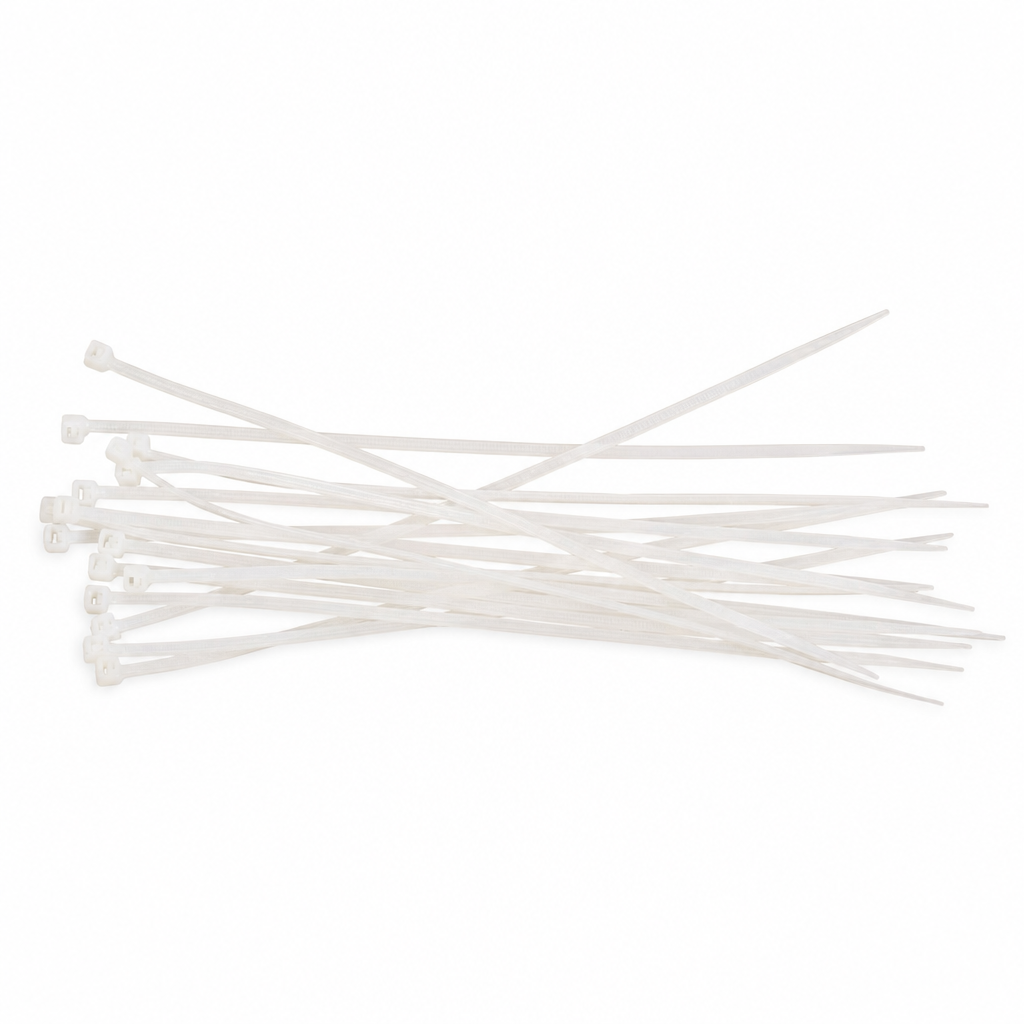 White Nylon Cable Ties 2.5mm x 100mm