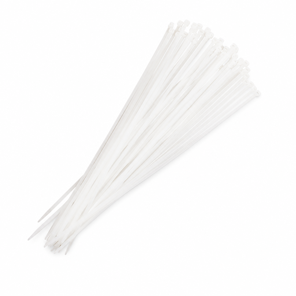 White Nylon Cable Ties 3.6mm x 300mm