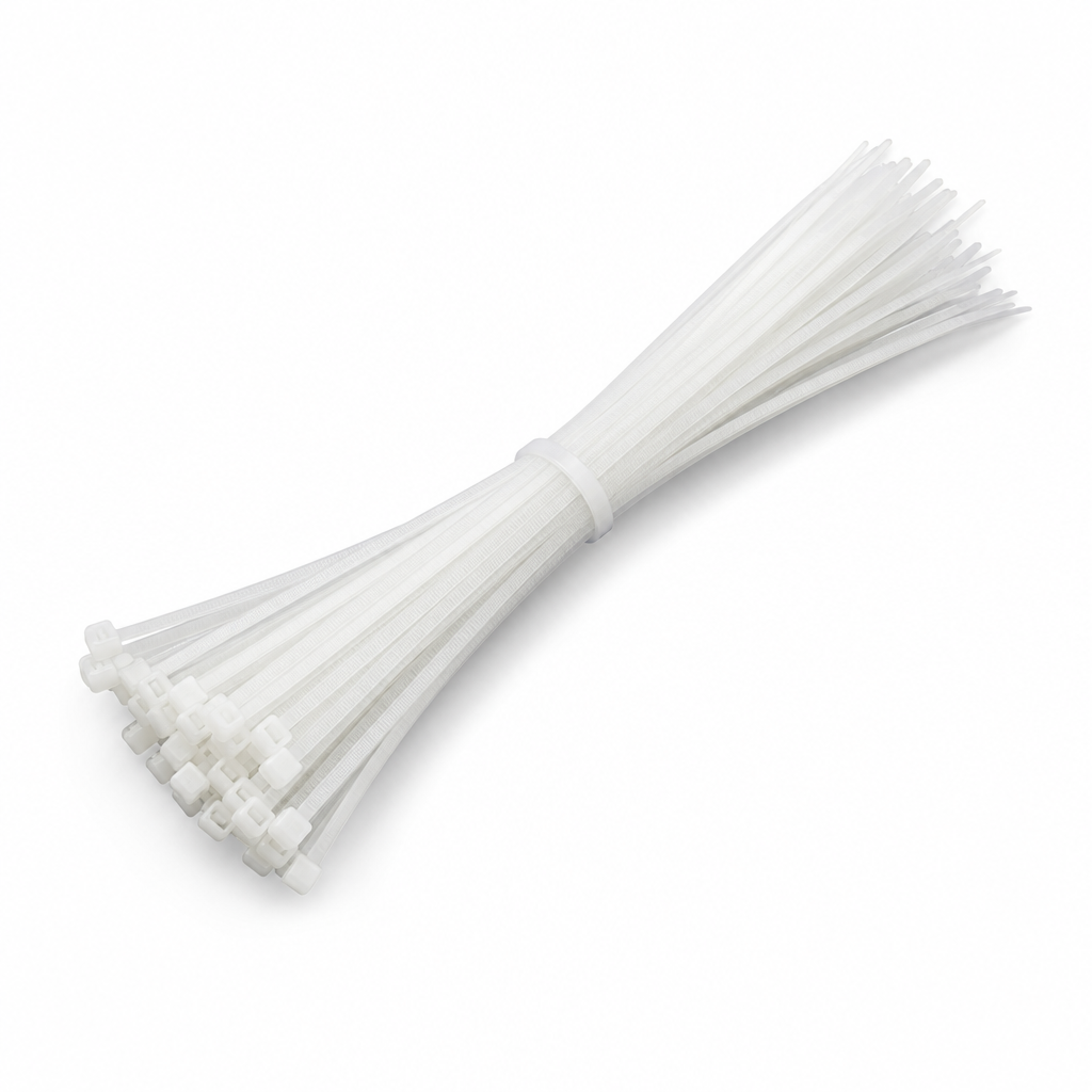 White Nylon Cable Ties 3.6mm x 300mm