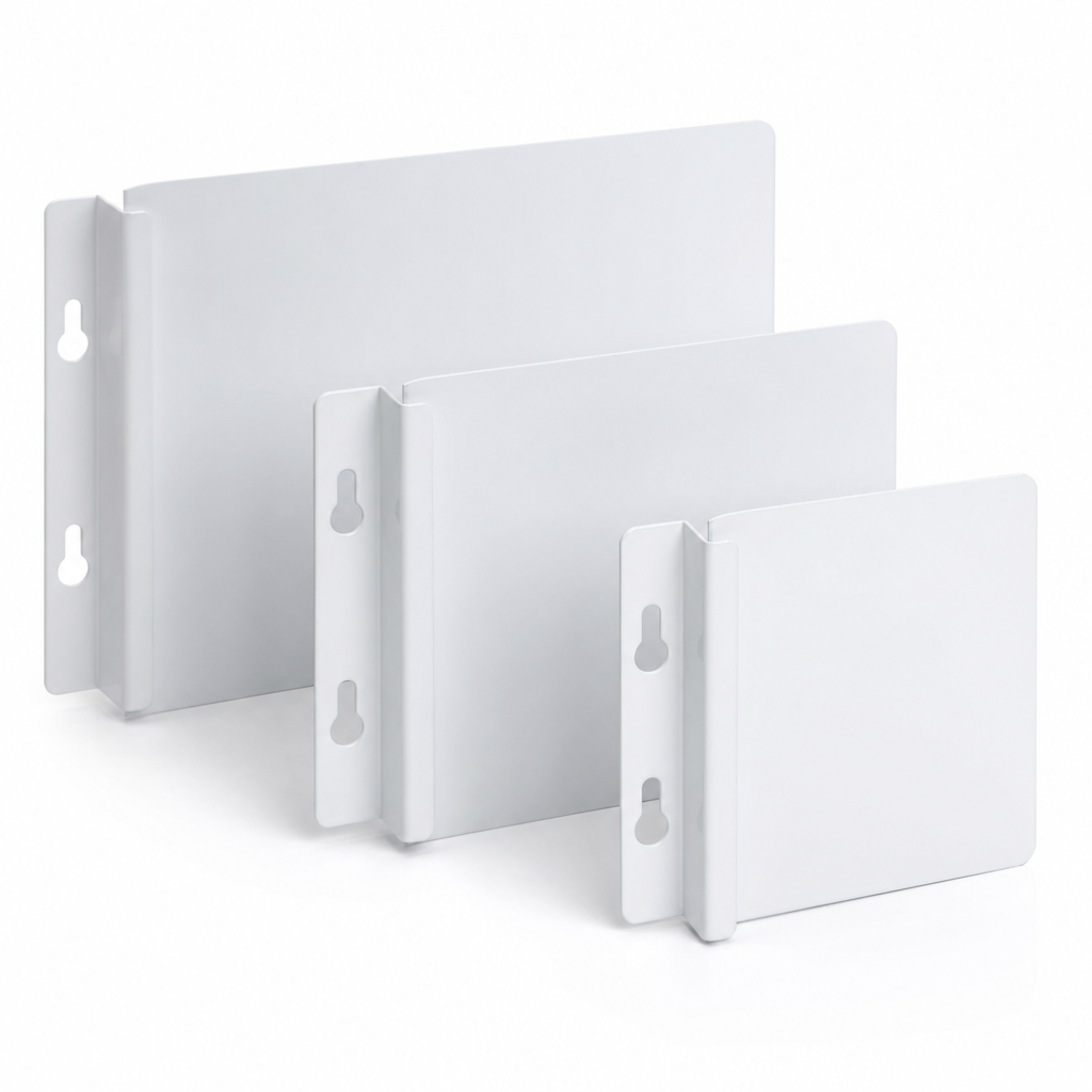 White Tie-On Warehouse Aisle Marker Signs (1–3 Characters)