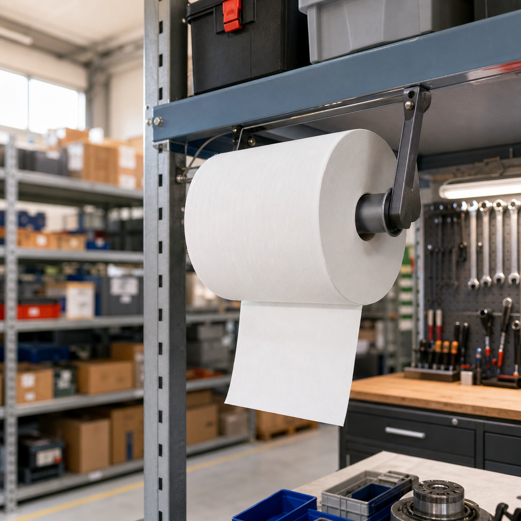 White Wiping Paper Centrefeed Roll 275m x 215mm