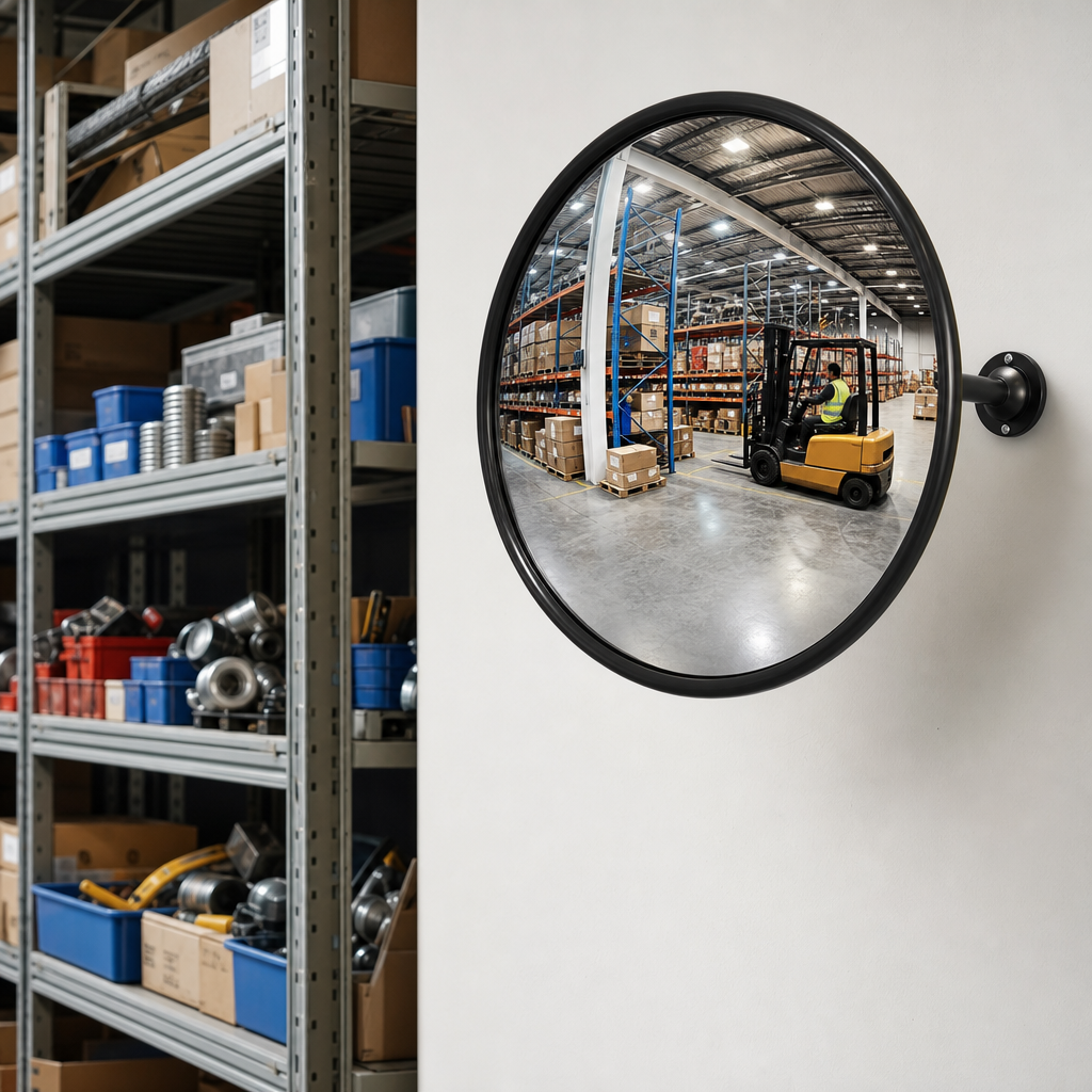 Wide Angle Security Mirror with 130° Viewing Angle
